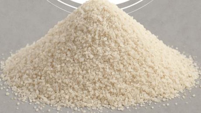 A pile of fine silica top dressing sand, the kind spread across a football pitch to level the surface and bring it to league standard